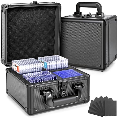 TucgoElite Gradierte Sportkarten Aufbewahrungsbox – Kompatibel mit PSA/GMA/CSG/SGC/HGA Slabs, Top Loader Halterungsbox für Baseball und Footballkarten, fasst über 300 Karten