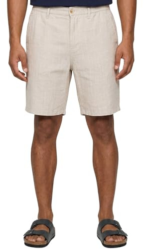 Tazzio Herren Leinen Shorts - Regular Fit mit elastischem Bund, Sommer-Look A212