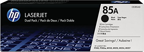 Original Toner für hp LaserJet Pro P1102/P1102W, schwarz, DP, Menge: 2 Stück (Neuware)