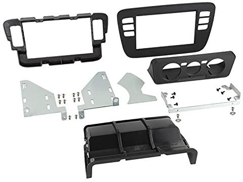 ACV Einbaurahmen Set für Doppel DIN Autoradio in VW Up/Seat MII/Skoda Citigo - schwarz