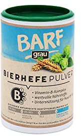 GRAU Original 100% Natural Brewer’s Yeast, for Shiny Fur and Strong Skin, Rich in Minerals and Trace Elements, Pack of 1 (1 x 150 g), Feed Supplement for Dogs and Cats