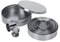 Round Cake Cookie Cutter Set, 12Pcs Portable Cutting Biscuit Donut Mousse Fondant Mould, Stainless Steel Pastry for Professional Chefs and Home Cooks(1.2in-4.7in)(12 pcs/Set)