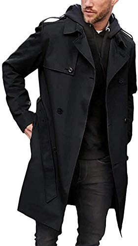 Gafeng Herren Trench Coat,windbreaker Trenchcoat, Windbreaker