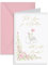 ARKRAFT Biglietto auguri battesimo bambina rosa formato 17 x 12 cm con busta portasoldi (B1)