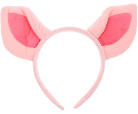 Superweiche Ohr Stirnband Halloween Tier Cosplay Pink Puppy Ear Headwear Kostümfest Haarband Bühne Leistung Prop (Pink)