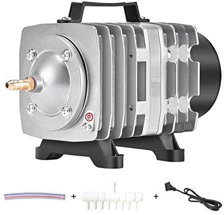 FONLAND Commercial Air Pump 60W-160W, 70L-140L/min, 6-16 Outlets Valve Manifold Air Compressor Air Pumps for Aquarium, Pond, Hydroponics Systems, Industrial Machine