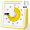 Minuteur de Compte à rebours de 7,6 cm avec Couvercle Amovible ; minuterie visuelle de 60 Minutes et 1 Heure avec étui de Protection, Outil pédagogique, réunion, Compte à rebours pour Enfants, Jaune