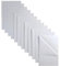 Jtnohx Filz Selbstklebend, 11 Stück Filzkleber, 20x30cm Farbe Filzstoff zum Basteln, Selbstklebende Filzblätter für Schmuckkästchen (Weiß)
