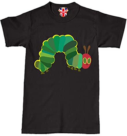 Kids The Very Hungry Caterpillar World Book Day T-Shirt Reading Boys Girls Tee Top
