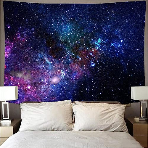 MEKPAM Wandteppich Nachthimmel Raum Sternenhimmel Hintergrund Tuch Zum Aufhängen Tuch Wandteppich Strandtuch Wandbild 230x180cm
