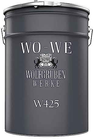 WO-WE Türen und Fensterlack 3in1 Türenlack Holzfenster Farbe Metall Rotbraun - 2,5L