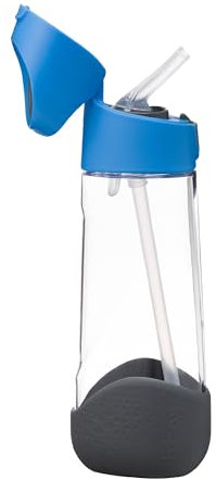 b.box TritanTM Wasser- und Trinkflasche Kinder | Griffige Trinkflasche Kinder Auslaufsicher | Ideal Nach Strohhalm-Trinklernbecher | 600 ml