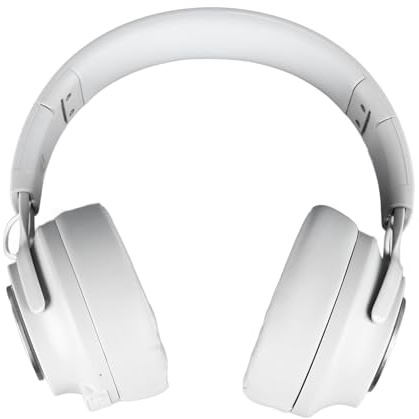 Yunseity Kopfhörer, USB-Aufladung, Angenehm zu Tragen, Kabelloses 20-Hz-20000-Hz-Headset für den PC (White)