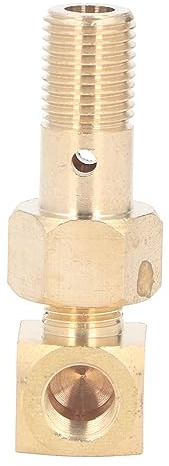 Psytfei Jauge De Pression De Carburant Boulon Banjo M12 X 1,25 Pouces 1/8-27 Capteur De Boulon Banjo De Pression De Carburant NPT Femelle à Mâle Adaptateur De Raccord Coudé à 90 Degrés