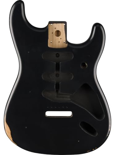 Fender Road Worn 50's Stratocaster SSS Erle Korpus schwarz