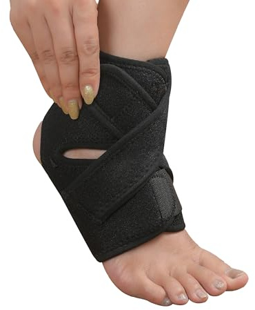 Wonder Care Knöchelbandage für Männer und Frauen | Verstellbare Bandage | Knöchelbandage für verstauchten Knöchel aus Neopren | Knöchelbandage für Laufsport, Plantarfasziitis-Bandage, atmungsaktiv