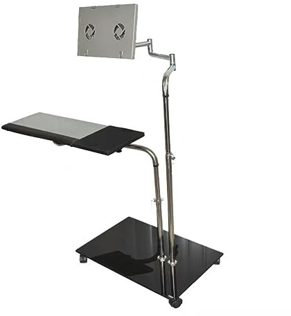 IUokLU Escritorio para Ordenador, Escritorio/portátil, Cama de Doble Uso, Mesa elevadora multifunción Plegable, Suelo con mesita de Noche móvil,