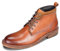 Allthemen Stivali da Motociclista da uomo Scarpe Oxford Retrò con Lacci Scarpe da Lavoro Eleganti da Uomo Marrone 45