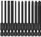 Hakkin 12Pcs 75mm Magnetic Flat Slotted Phillips Cross Head Screwdriver Bit Set S2 Steel 1/4” Hex Shank for Impact Power Tool SL3 SL4 SL5 SL6 PH1 PH2 PH3