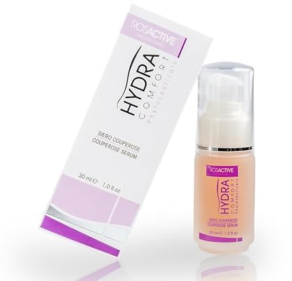Couperose Serum für Rosacea und empfindliche Haut, konzentriertes und effektives Kosmetikprodukt.