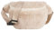 Meliyya Bauchtasche Plüsch Damen Hüfttasche Flauschige Umhängetasche Stylisch Fanny Pack Breiter Gurt für Reisen Festival Party Alltags, Beige