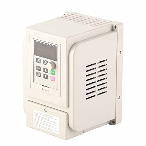 Variateur de Fréquence 1, 5 KW 220 V VFD Convertisseur de Fréquence Sortie Triphasée pour VFD Refroidi à L'eau et à L'air Contrôle de Vitesse du Moteur de Broche