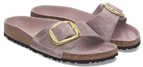Birkenstock Madrid Big Buckle Nubuk Leather Lavender Schmale Weite Gr. EU 41
