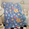 LXTOPN Kinder Kuscheldecke Stern Decke für Mädchen, 150x200cm Flauschige Decke Geschenk für 3 4 5 6 7 8 9 Jahre