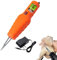 GTHTUHFD Desplumadora De Pollos Portátil, Eléctrica Y Rápida, Resistente Al Agua, Ligera Y Fácil De Usar, con Depilación Automática para Pollos, Patos Y Gansos.,Orange