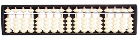 Rechenschieber, Abacus 17-stelliger Chinesischer Japanischer Rechner Zählwerkzeug For Das Schulbildungswerkzeug Abacus Kunststoff Soroban