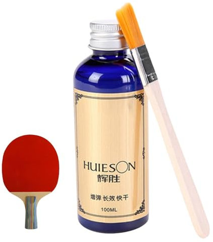 Table Tennis Glue, Speed Liquid Glue With Special Brush, Professional Sports Adhesive, Quick Dry, 100ml