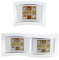 Ideal Verona Glas Bilderrahmen 10x15 cm 13x18 cm 15x20 cm Bilder gebogen Foto Rahmen: Farbe: Silber Quer | Format: 15x20