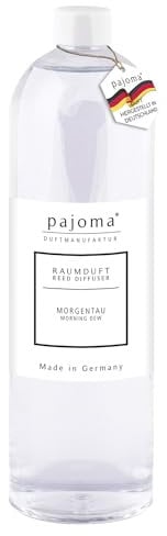 pajoma® Raumduft Nachfüllflasche 1000 ml, Morgentau | Nachfüller für Lufterfrischer | intensiver und hochwertiger Duft in Premium Qualität