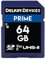 Delkin Devices 64 GB Prime SDXC UHS-II (U3/V60) Speicherkarte