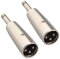 Jopto 2PCS XLR Male Plug 3 Pins to 6.35mm 1/4 inch Mono Jack Plug Audio Adapter XLR Male to 1/4 Male TRS Adapter Gender Changer - XLR-M to 6.35mm Coupler Plug In Audio Connector Mic Male Plug