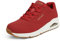 Skechers Uno, Sneaker Donna, Dark Red, 40 EU