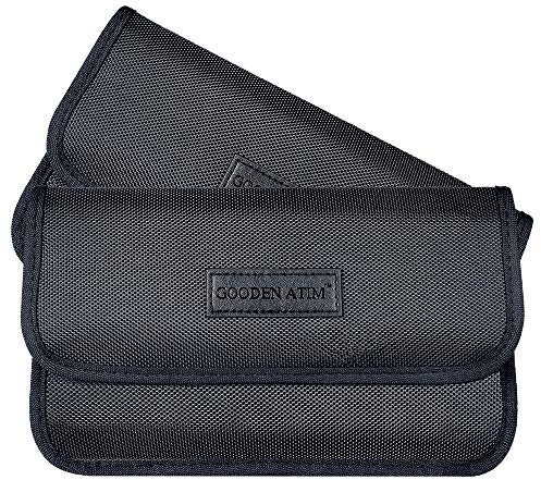 Größere Faraday-Tasche [2 Pack & 23,9 x 14 cm Größe für alle Handys], Faraday-Tasche, RFID-Signalblockiertasche für Handys Sichtschutz und Autoschlüssel, Anti-Tracking (verbessert)