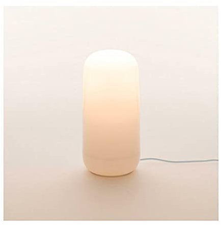 Artemide Tischleuchte in der Farbe weiß, Modell Gople, aus Aluminium,Glas und Methacrylat gefertigt, Größe: 26,7x13cm, 0180020A