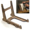 Vinyl Record Storage and Display Stand for 25-40 Records, Walnut veneer
