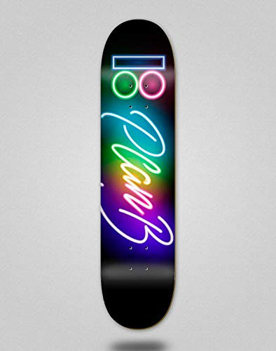 Plan B Skateboard Skateboard Deck Team Neon 8.375x32.125