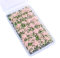 Tiardey Flower Grass Tufts Juego de Mesa de Arena, Kit de Modelo de Terreno, racimo de Flores de arbusto,en Miniatura, Modelos temáticos de Mesa de Arena, Modelo de Paisaje - Arbusto Rosa