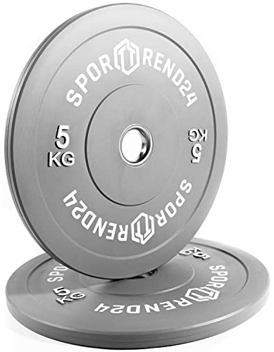 Sporttrend 24® Bumper Plate Gewichtswahl | Gewichtsscheibe Gewichtscheibe Hantelscheibe Hantelgewichte Fitness Scheiben Gewicht Gewichte Weightplate Weight Plate Weights für Langhantel Hantelstange