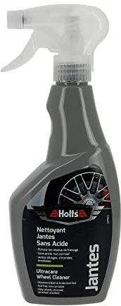 Holts Nettoyant Jantes Sans Acides – Élimine Dépôts de Freins – Formule Non Corrosive pour Jantes en Aluminium, Chromées ou Vernies – Spray Nettoyant Voiture 500ml