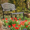Lazy Susan 102 cm Jasmine Gartenbank in Antik Bronze, Terrakotta Sitzkissen | Nachhaltiges Sandguss-Aluminium | Wetterfest | Rostfrei | Wartungsarm | 3 Jahre Garantie