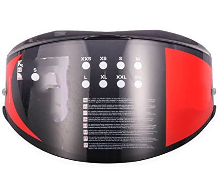 Scudo Visiere Moto, Compatibile con L-S-2. Valiant Casco Visiera Scudo Arcobaleno Scudo Smoke Colorful Silver Lens Solo Compatibile con L-S-2 FF399. Modello con Fori di Patch Anti-Fog (Color : Smoke