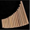 Panflöte 15 Pfeifen, Natürliche Bambus-Panflöte, G-Dur-Panflöte, Handgefertigtes Holzblasinstrument