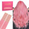 WENNALIFE Extension Cheveux Naturel Adhesive, 40cm 25g 10pcs Extension Adhesive Cheveux Naturel, Extension Cheveux Naturel Remy Invisibles, Rose pêche