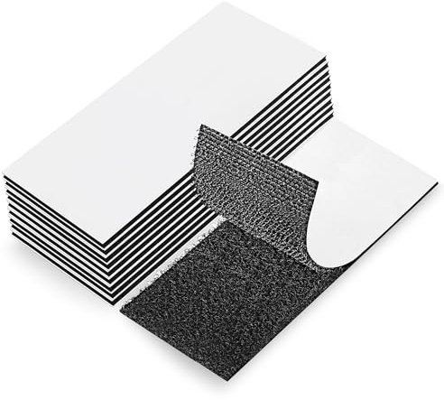 EOTW Feltro Adesivo Forte Biadesivo, 10 Pezzi Extra Forte Autoadesivo Adesivo A Strappo Per Le Faccende Domestiche Fai Da Te Nero 5 x 15 cm