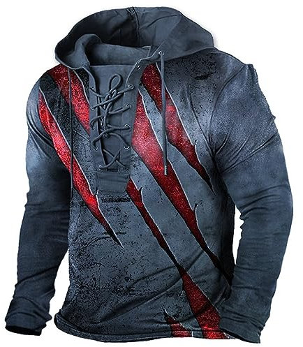 Générique Sweat a Capuche Homme Pas Cher Pull De Manches Longues Poche Kangourou pour Hiver Et Automne Veste À Capuche Hoodie Casual Sweatshirt Chaude Hiver Coupe Vent