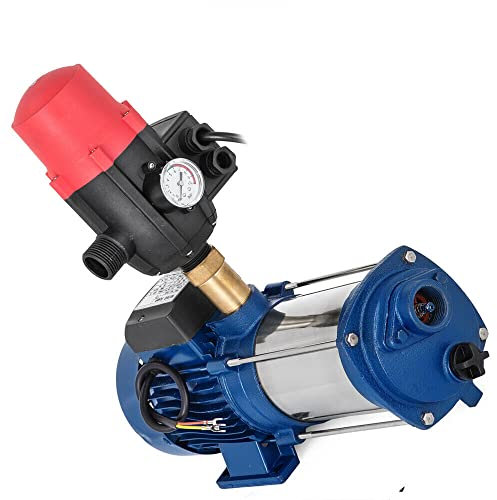 3.3HP Bohrmaschinen Pumpe - 4002 l/h Zentrifugal Elektrische Wasserpumpe für Pool, Garten, Zuhause - Robuste Pumpe ideal als Gartenpumpe oder zum Auspumpen verschiedener Wasserbetten